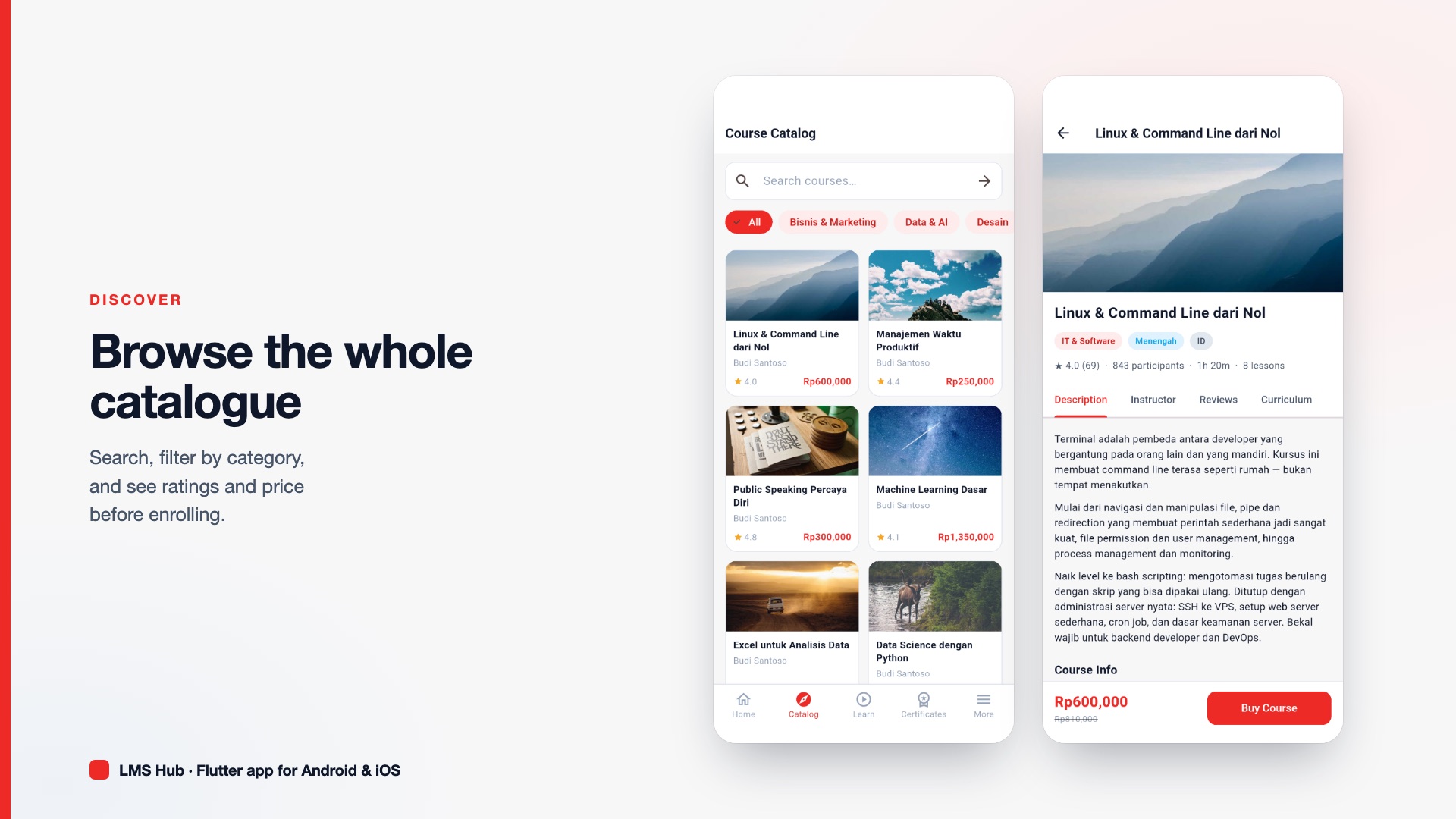 LMS Hub Mobile | Flutter LMS App for Students & Instructors