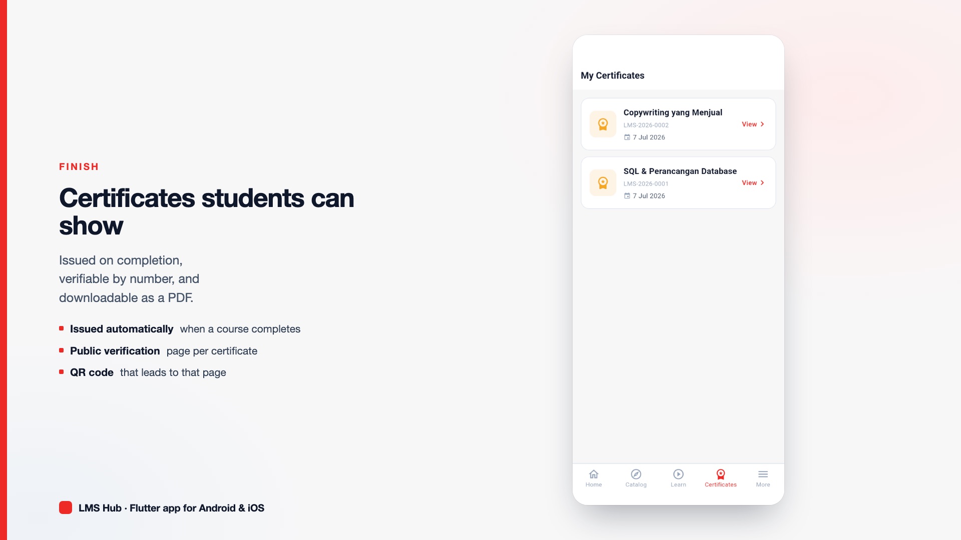LMS Hub Mobile | Flutter LMS App for Students & Instructors