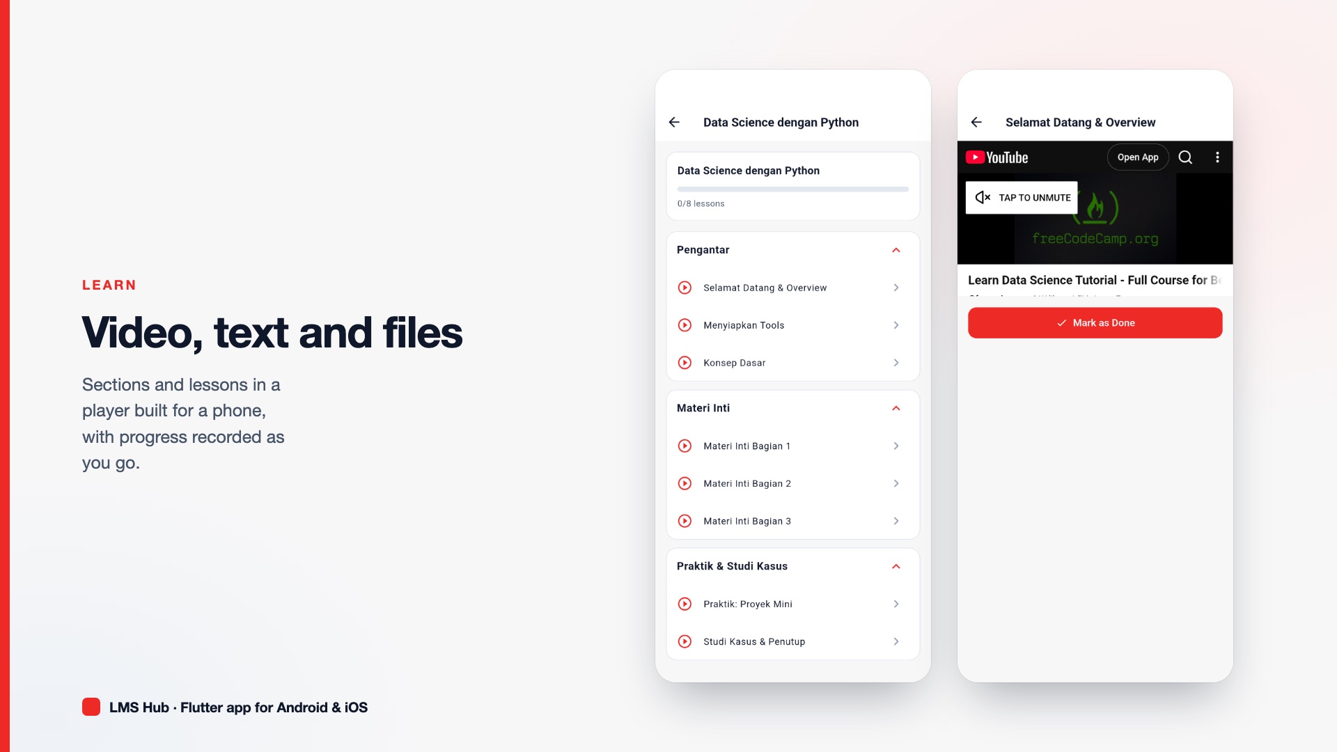 LMS Hub Mobile | Flutter LMS App for Students & Instructors