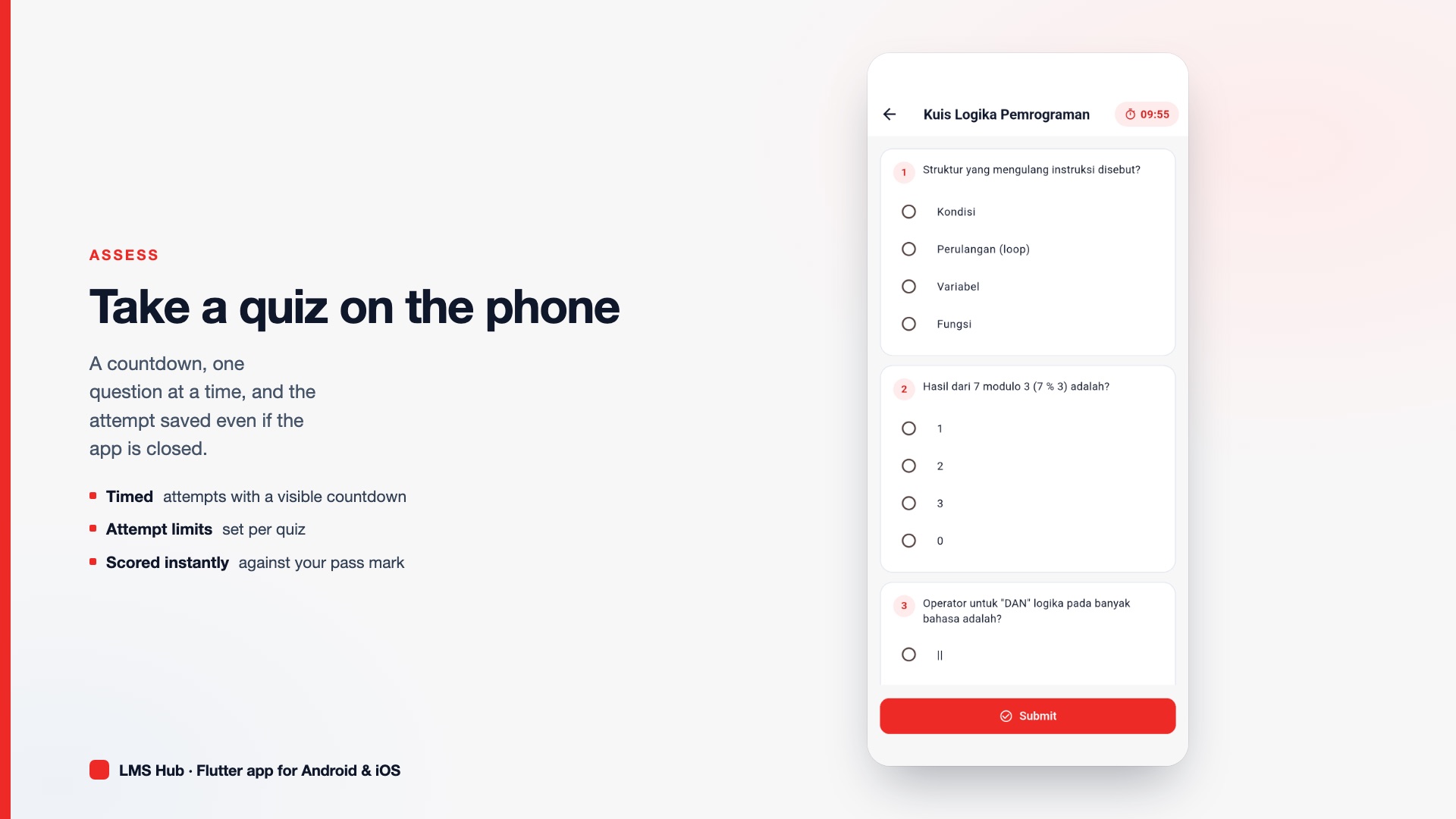 LMS Hub Mobile | Flutter LMS App for Students & Instructors